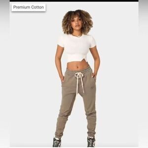 NWT Club Paradise Culture Kings Unisex Taupe Amalfi Sweatpants Joggers- Size M